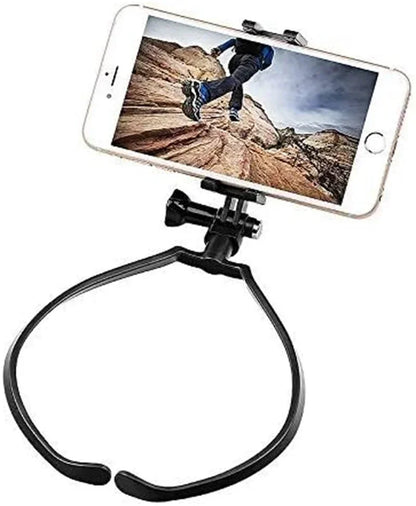 Hands-Free Neck Phone Mount for First-Person POV Video Recording