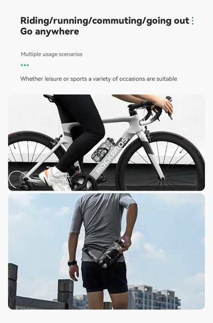 600ml Squeeze Sports Water Bottle - Leak-Proof Cycling & Fitness Bottle
