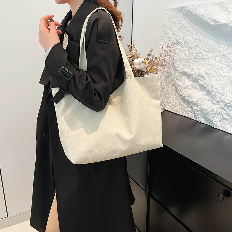Luxury Soft Suede Tote