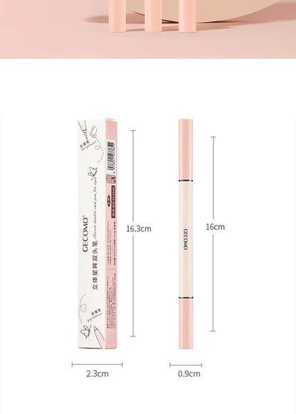 Double-Headed Waterproof Eyeliner & Silkworm Highlighter Pen