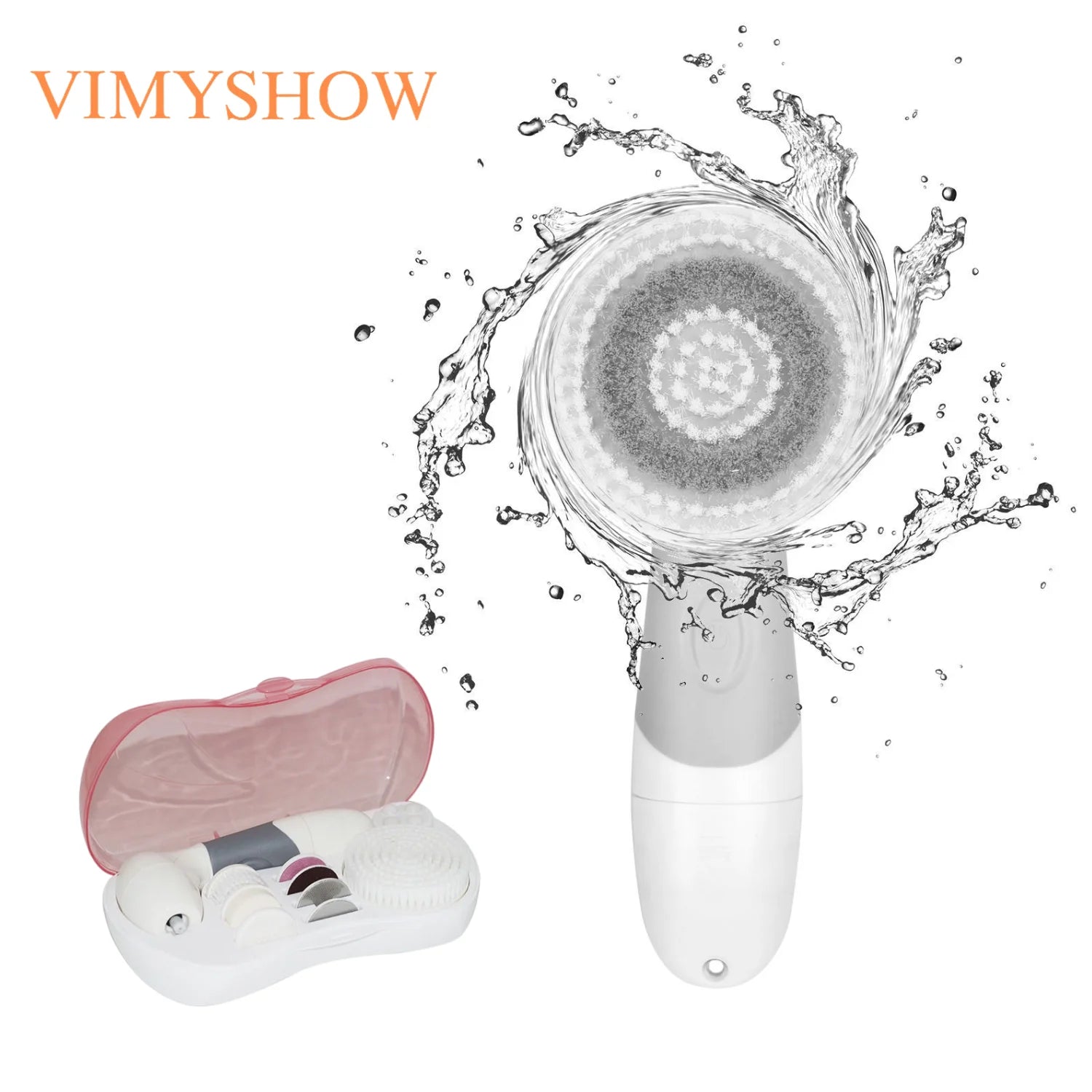 9-in-1 Facial Cleansing Brush Set - Deep Exfoliating & Pore Cleansing Device - 1