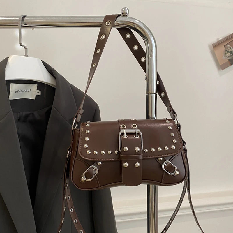 Luxury Trendy Rivet Shoulder Bag