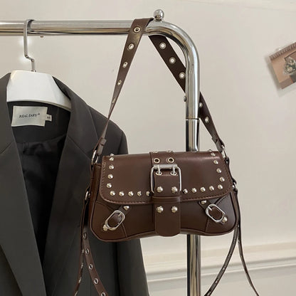 Luxury Trendy Rivet Shoulder Bag