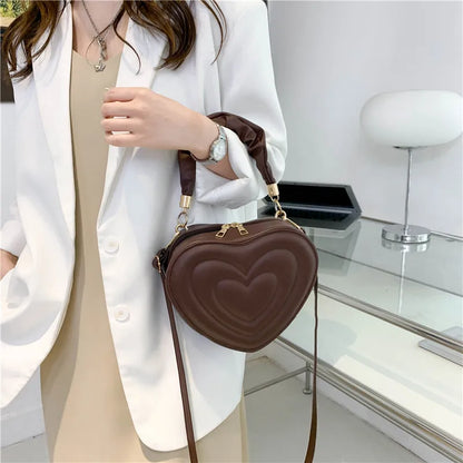 Luxury Quilted Heart Tote