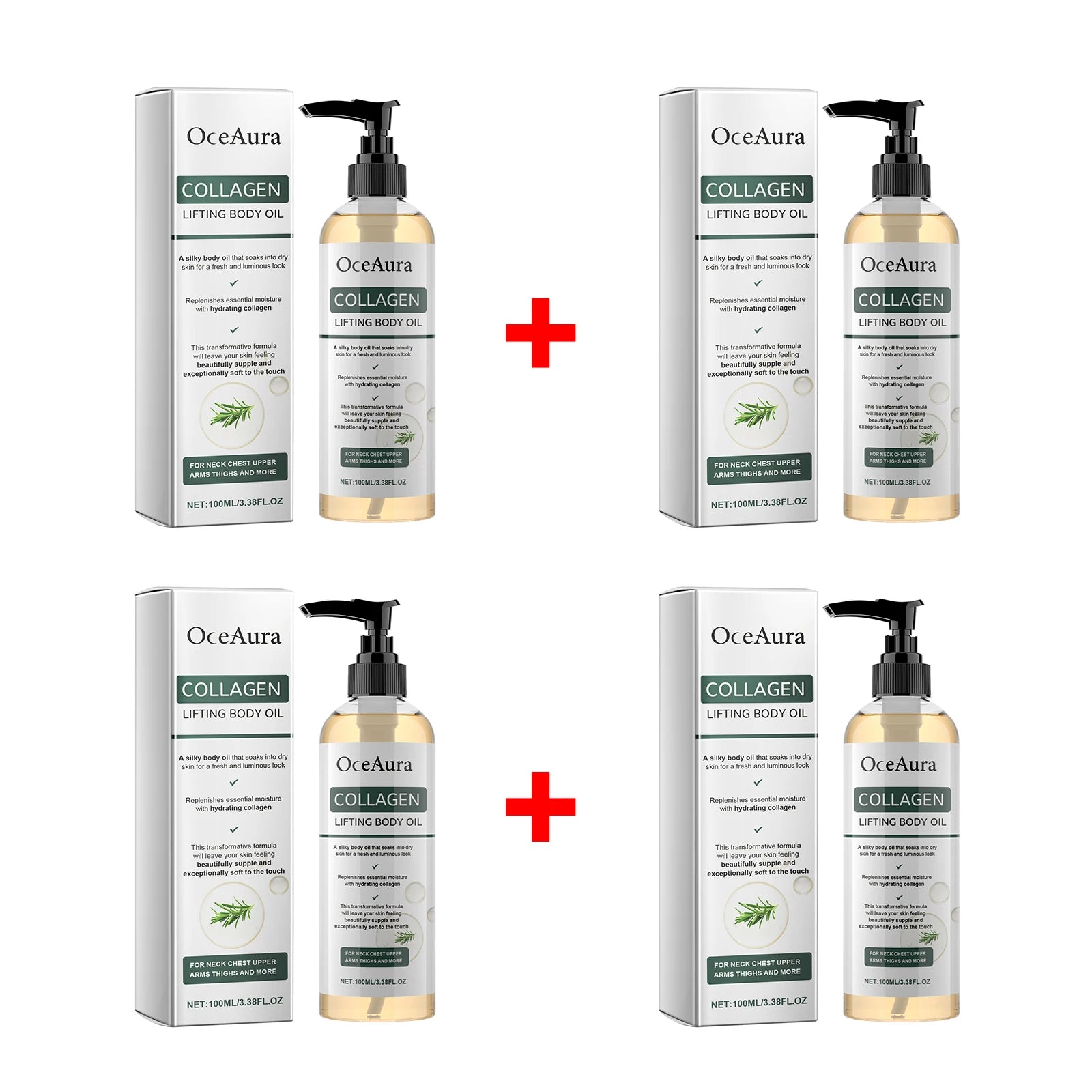 Collagen Body Firming Oil - Hydrating & Tightening Skin Care Treatment - 18