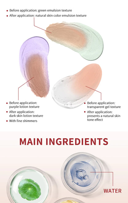 Color Correcting CC Cream - Moisturizing SPF 25 Makeup Base