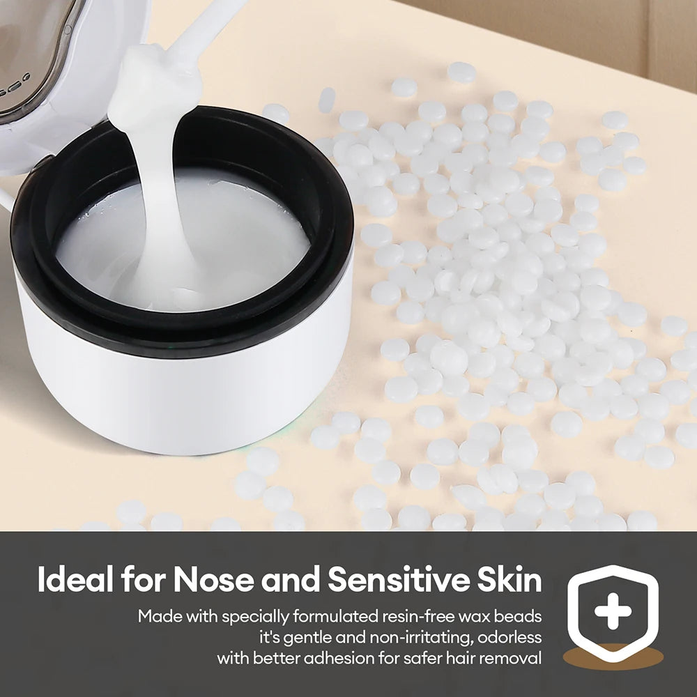 Mini Wax Heater & Nose Ear Hair Removal Kit