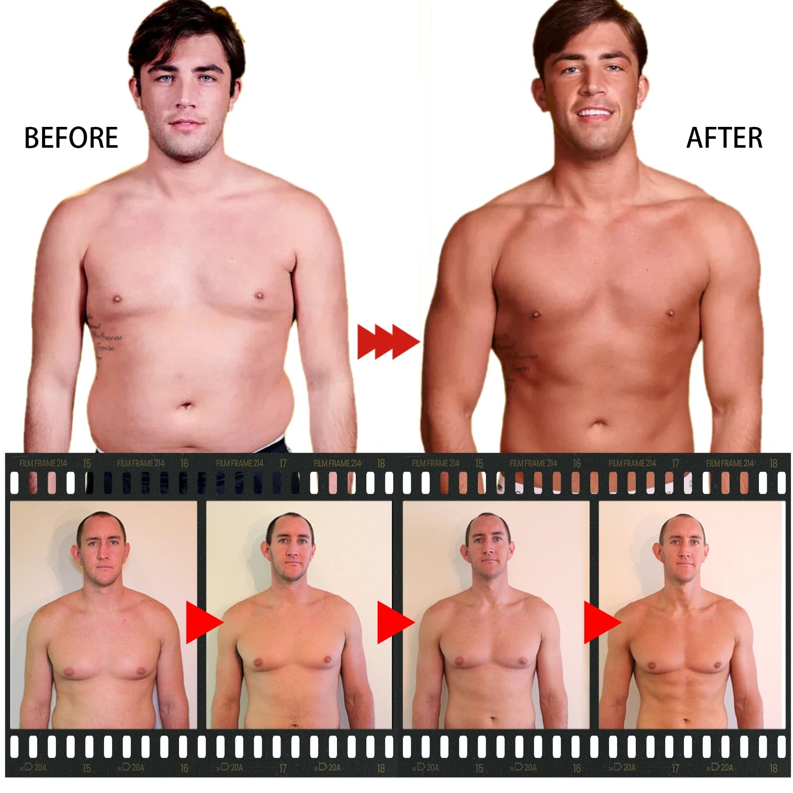 Men's Gynecomastia Chest Tightening & Muscle Sculpting Spray - 8