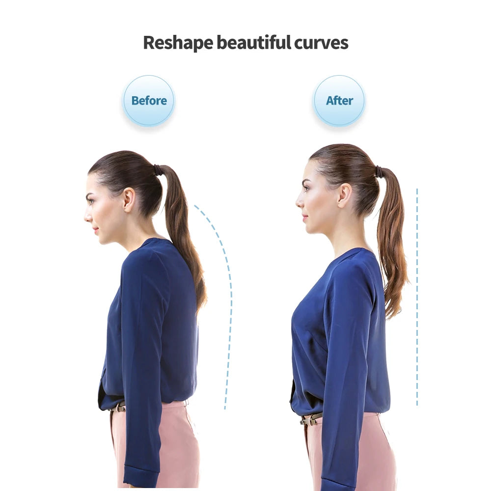 Smart Posture Corrector with LCD Display - Intelligent Back Alignment & Vibration