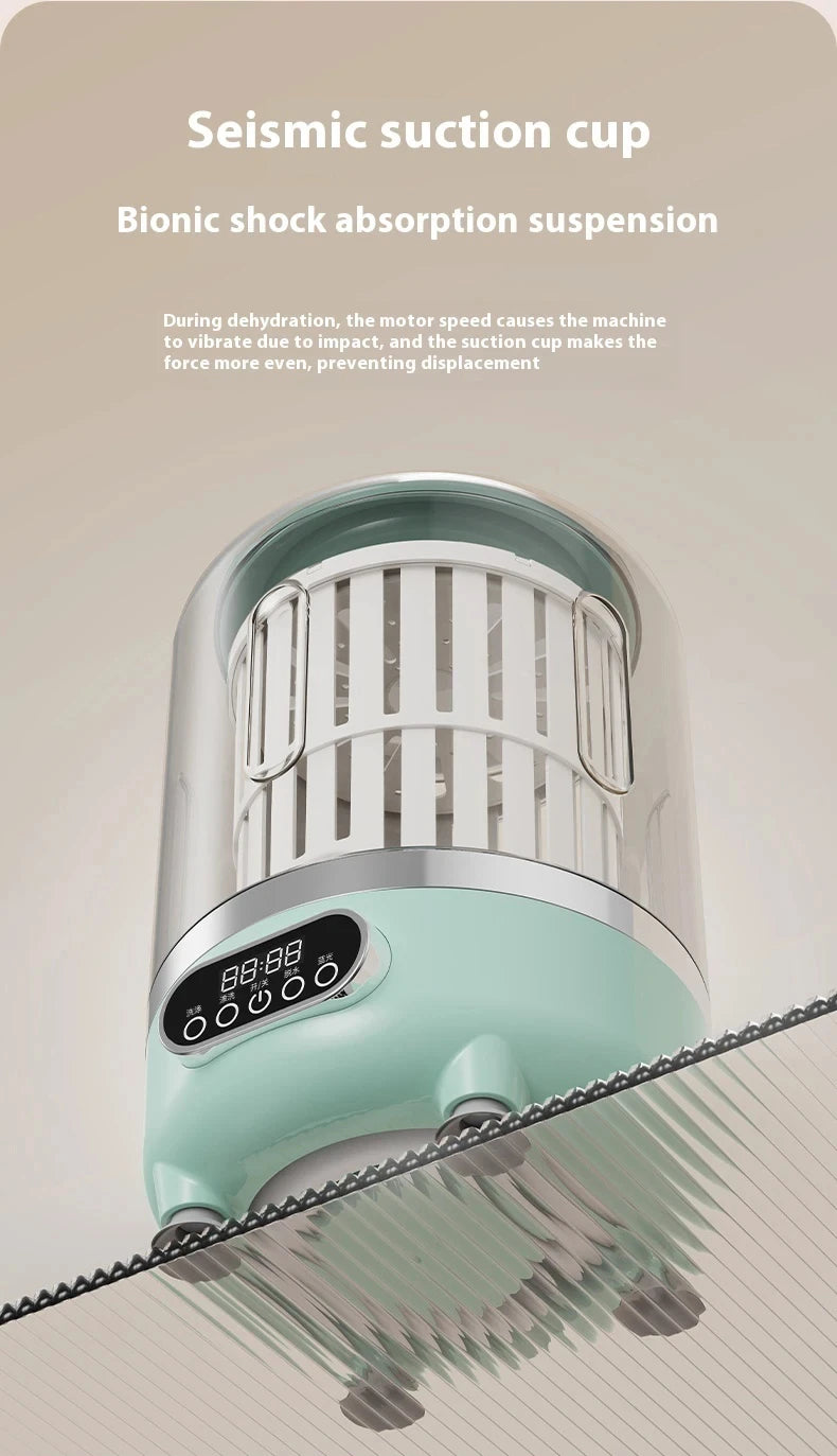 3L Portable Mini Washing Machine for Socks & Underwear | USB-C