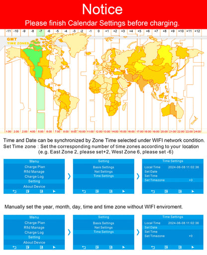 Smart EV Wallbox Charger - Type 1 Adjustable 32A-50A Station with Wi-Fi App