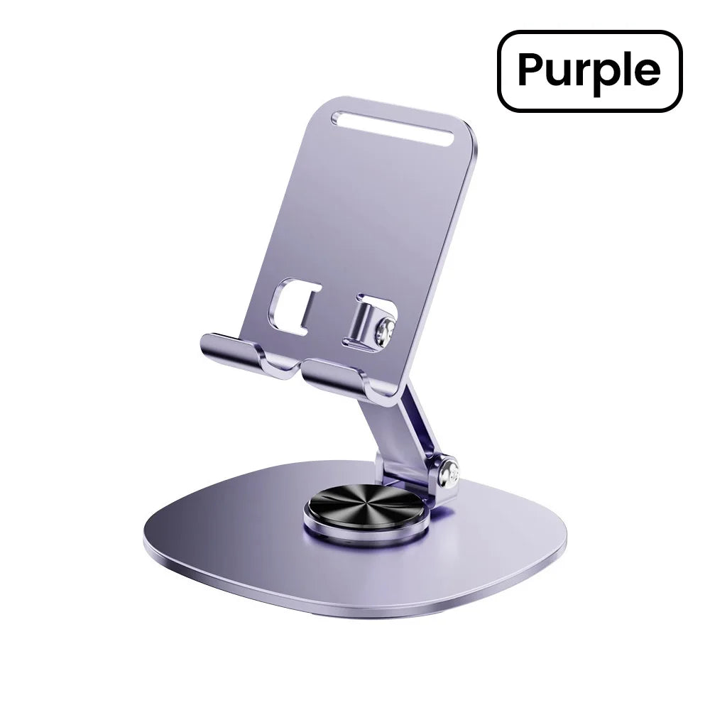 360° Rotating Foldable Phone & Tablet Desktop Stand – Adjustable Holder - 20