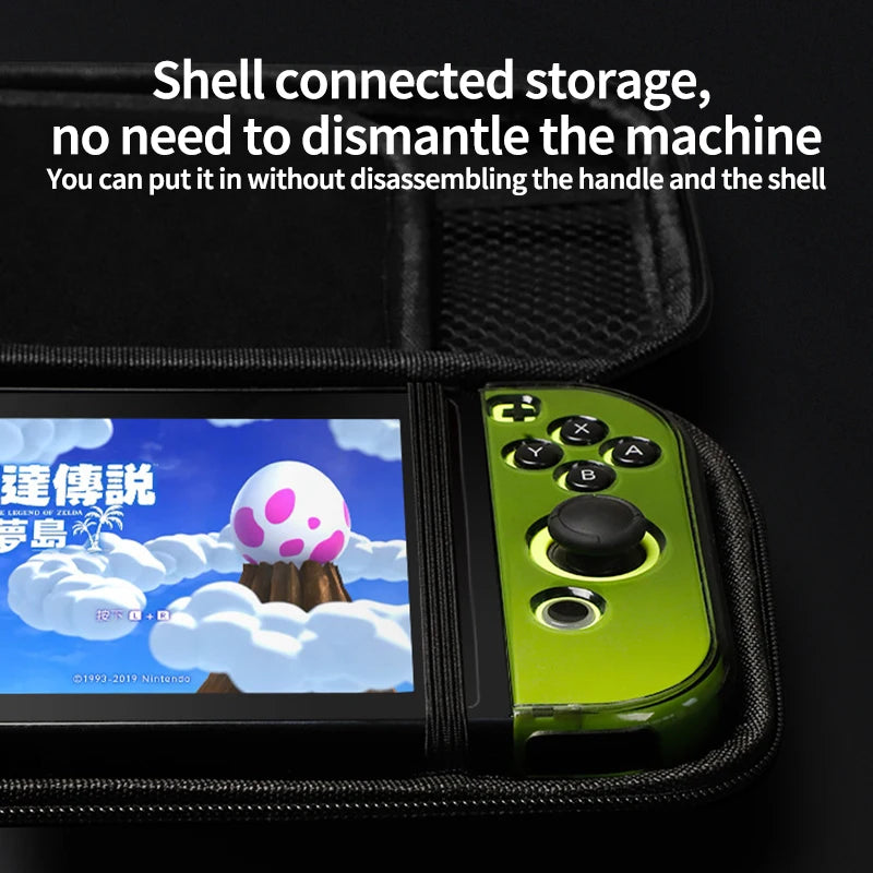 Hard Shell Carrying Case for Nintendo Switch & OLED - Travel Storage Bag - 2
