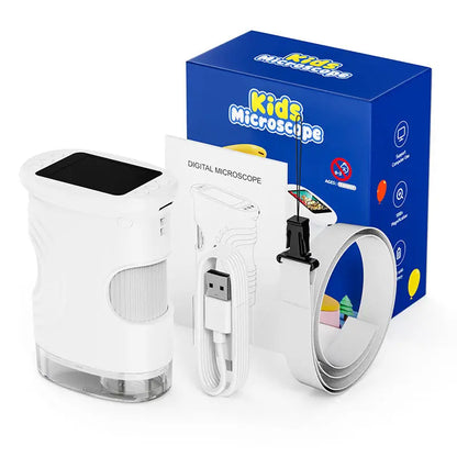 Portable Handheld Digital Microscope for Kids with HD IPS Screen