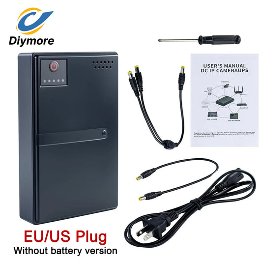 Mini DC UPS Battery Backup for Routers, Modems & Cameras 5V/9V/12V