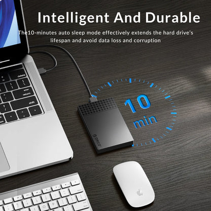 ORICO 2.5" USB-C Hard Drive Enclosure SATA to USB 3.1 SSD/HDD Adapter Case