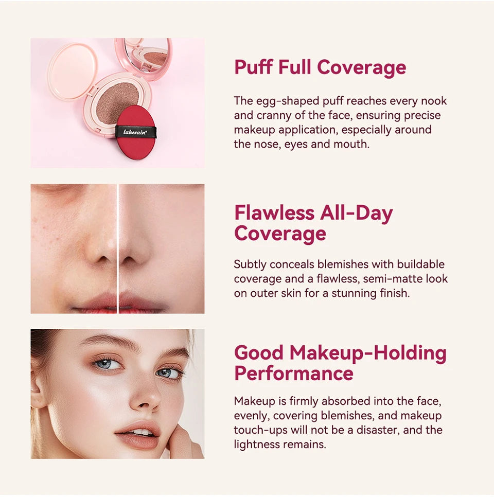Super Fit Cushion Foundation - 72H Long-Wear SPF CC Cream - 8