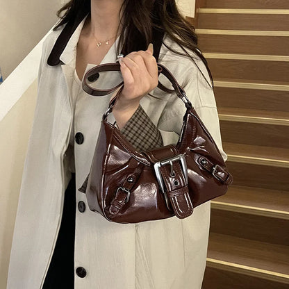 Luxury Retro Pleated Hobo Bag
