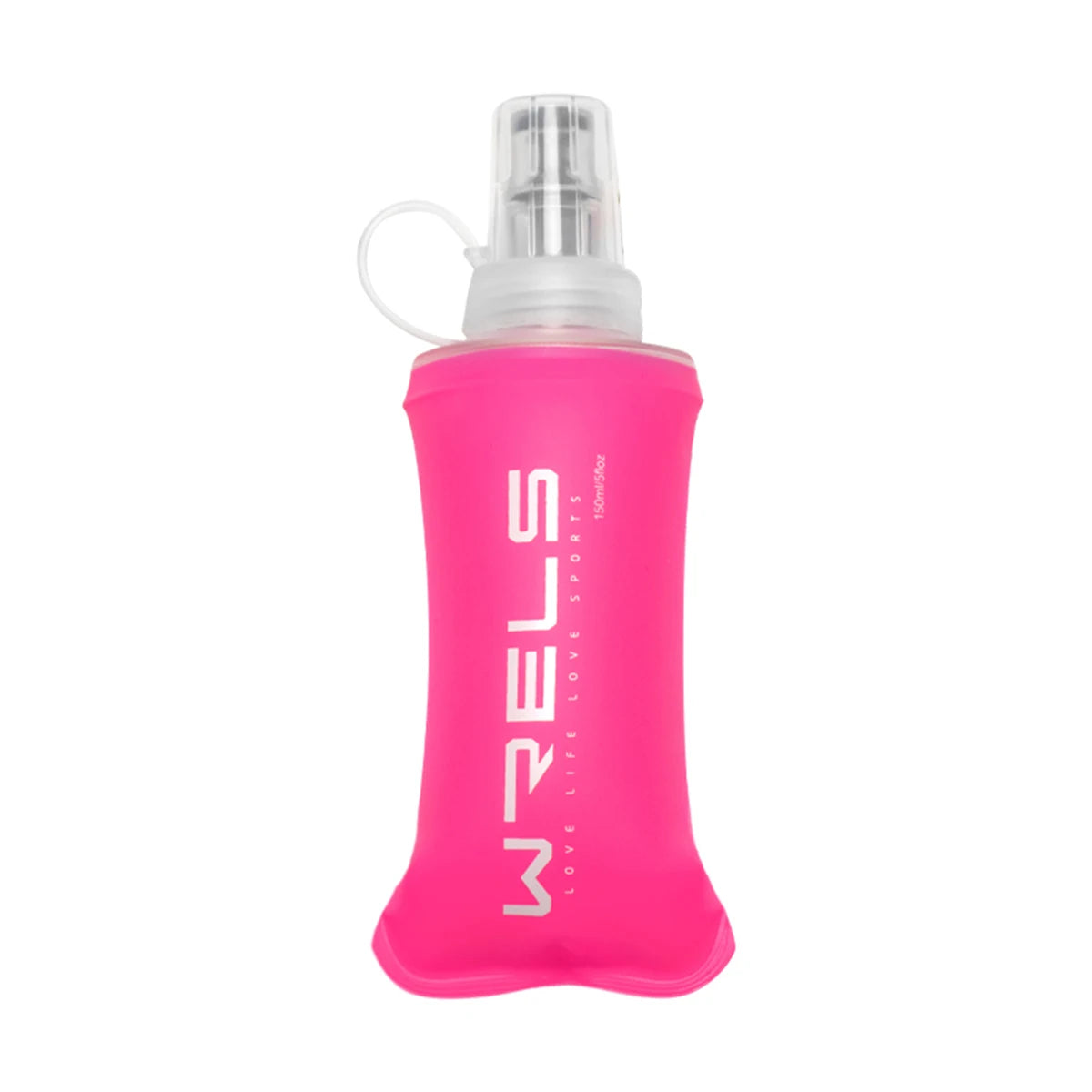 Collapsible Soft Water Bottle - BPA-Free Silicone Flask for Running & Hiking