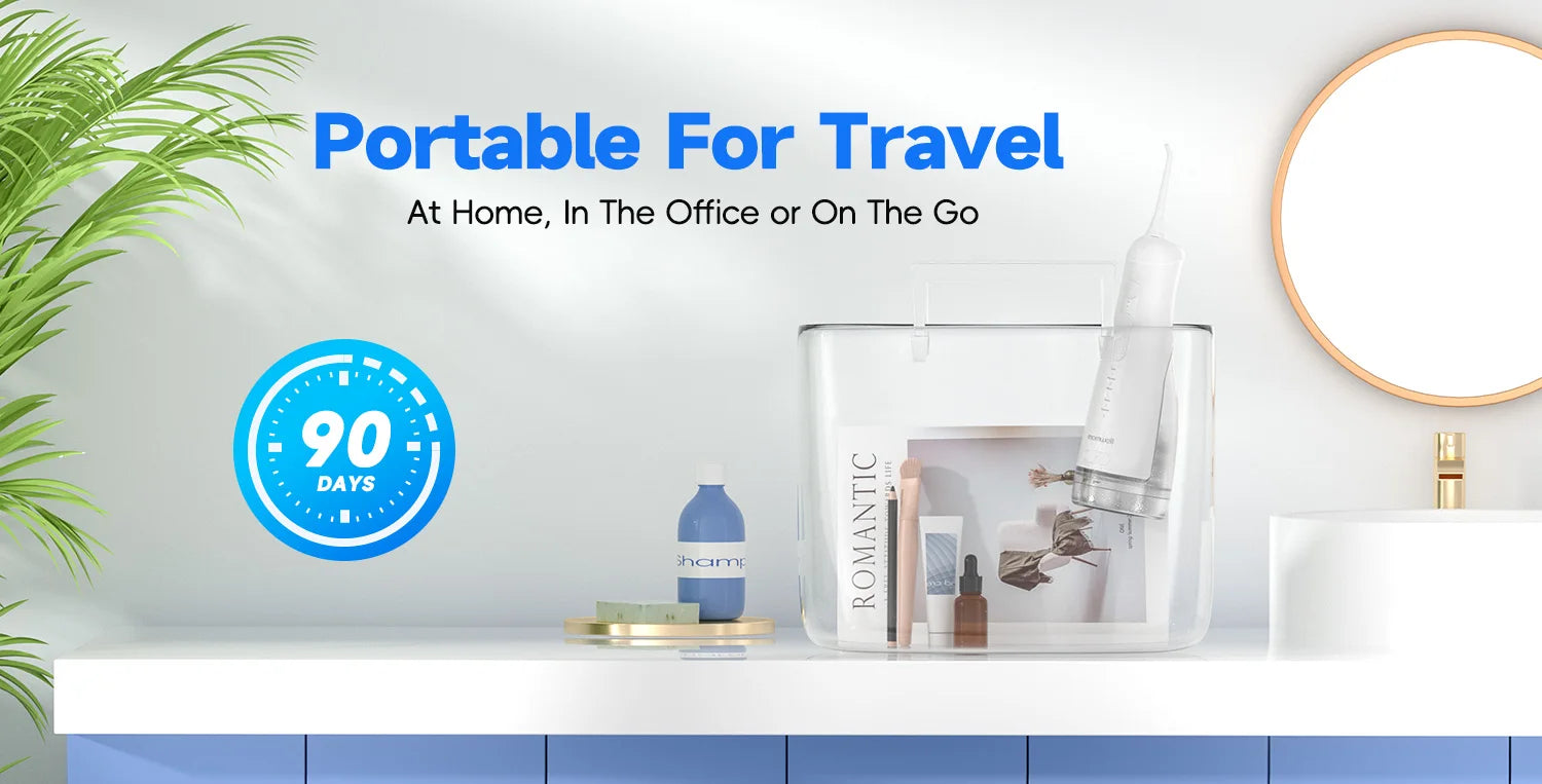 Portable Oral Irrigator & Sinus Nasal Rinse Combo Kit - 16