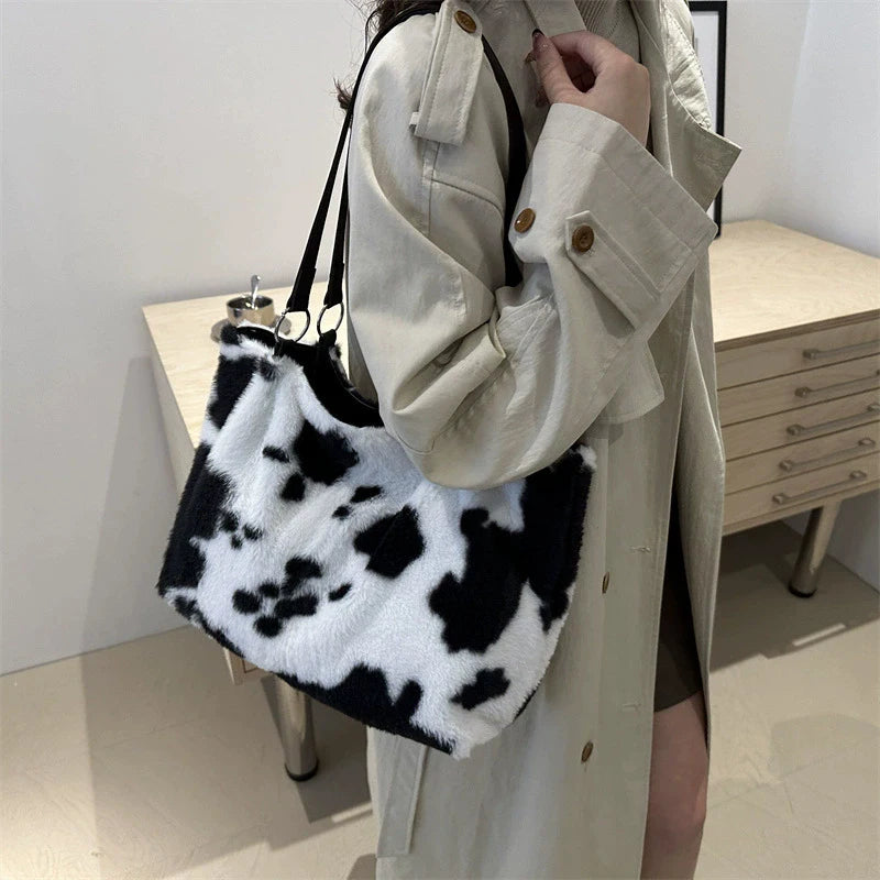 Luxury Plush Korean Shoulder Bag