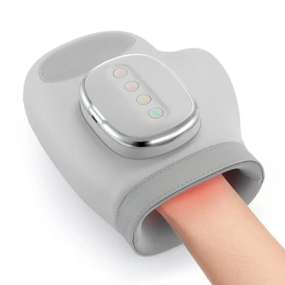 Electric Hand Massager with Airbag Compression & Heat Therapy for Pain Relief