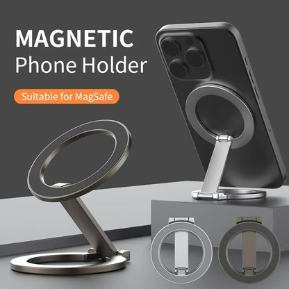 Foldable Magnetic Phone Holder for MagSafe - Universal Gym & Car Mount