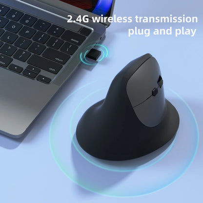 Wireless Ergonomic Vertical Mouse - 2.4G Bluetooth Rechargeable Mice
