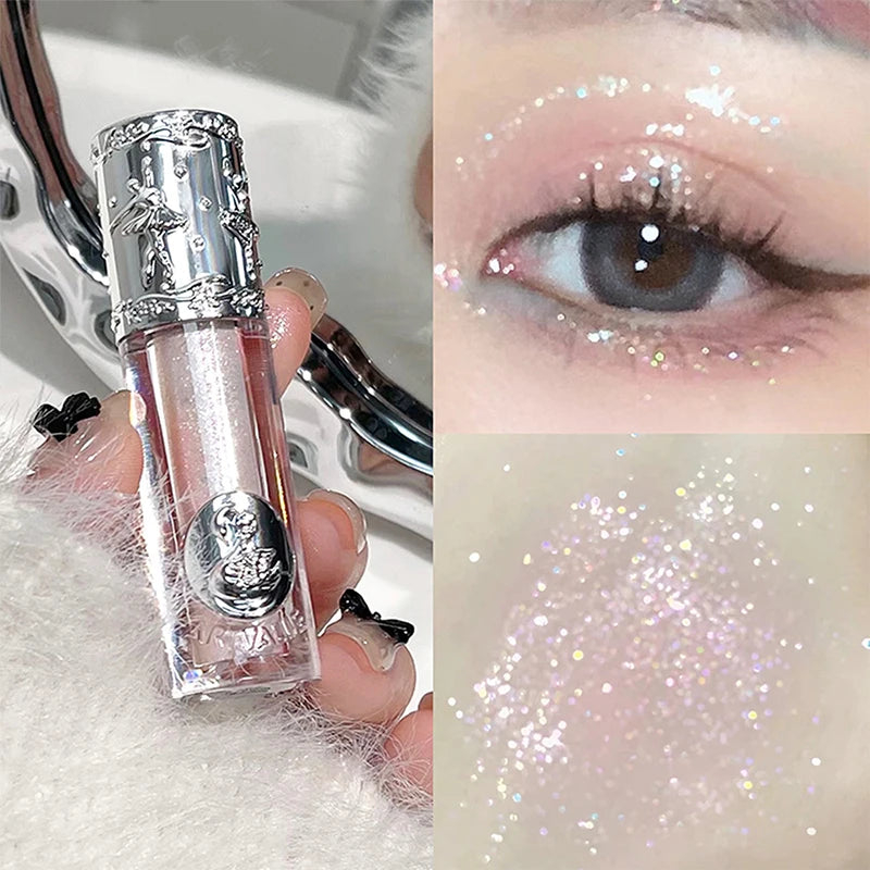 Liquid Shimmer Eyeshadow - Long-Lasting Waterproof Glitter Makeup - 34