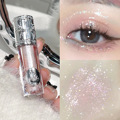 Liquid Shimmer Eyeshadow - Long-Lasting Waterproof Glitter Makeup