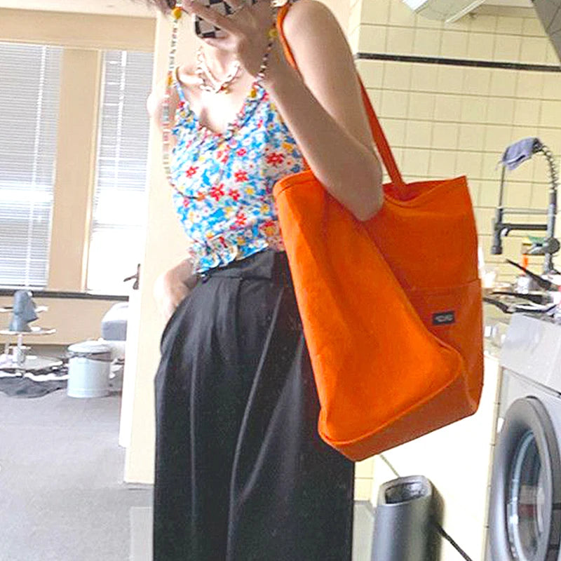 Luxury Korean Canvas Tote