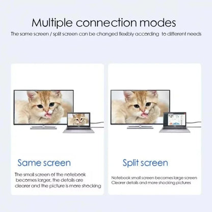 4K USB-C to HDMI Adapter Cable for Laptop, Phone & Tablet Screen Mirroring