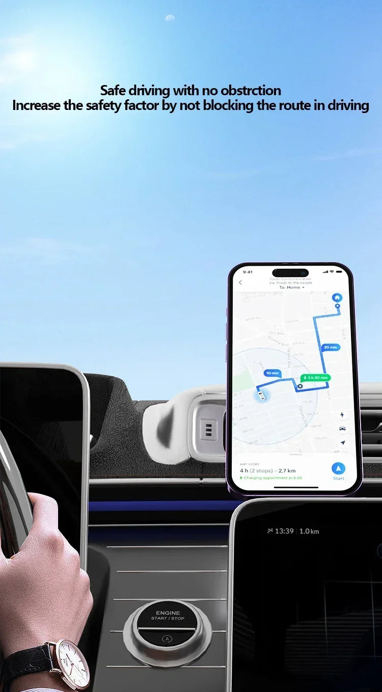 30W Magnetic Fast Wireless Car Charger Holder for iPhone 12-16 Series - 19