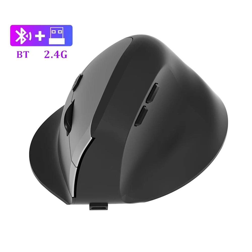 Wireless Ergonomic Vertical Mouse - Silent 6-Button Optical Gaming Mouse