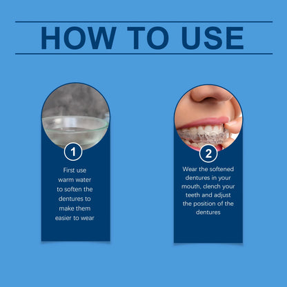 Snap-On Adjustable Smile Veneers for Instant Teeth Coverage and Whitening