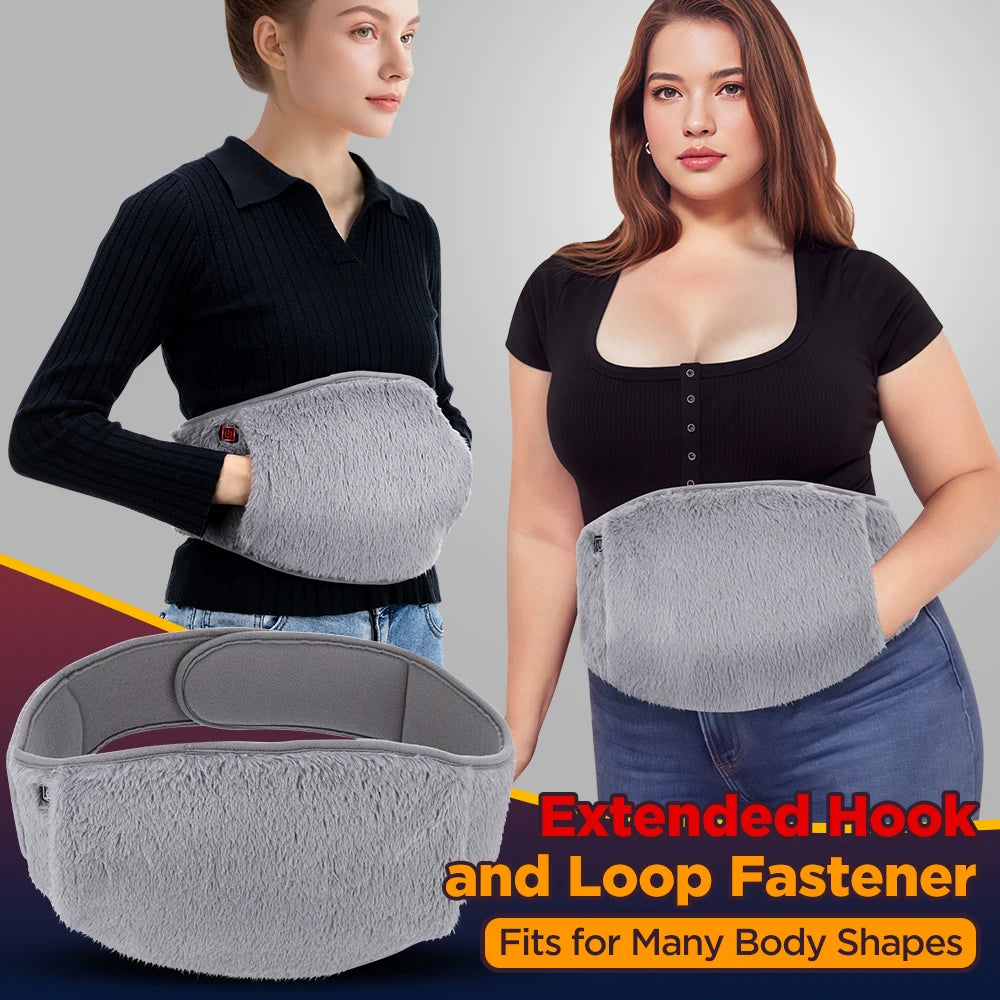 Electric Heating Waist Belt & Hand Warmer for Pain Relief and Menstrual Cramps