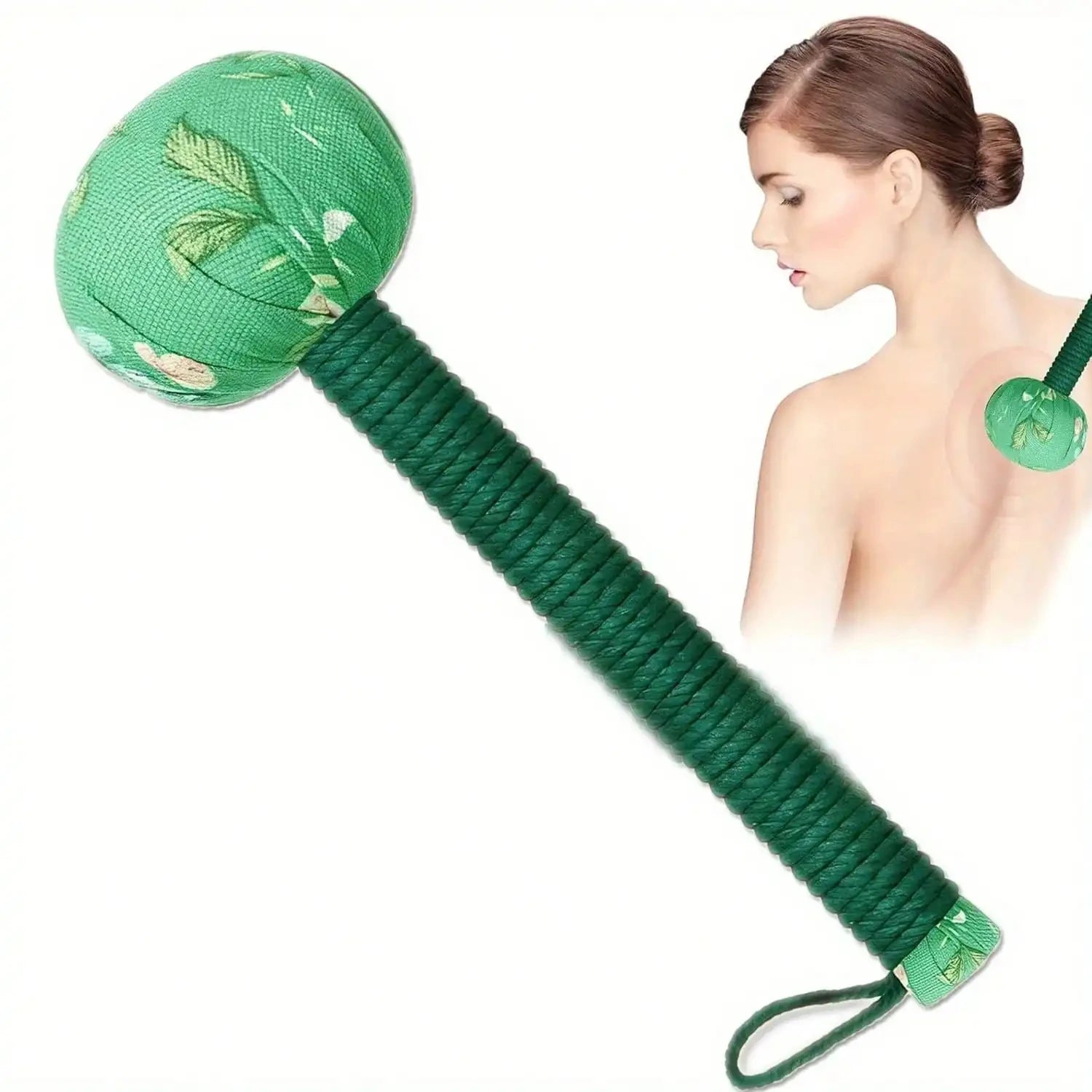 Wormwood Massage Hammer - Long Handled Back & Body Relaxer - 7