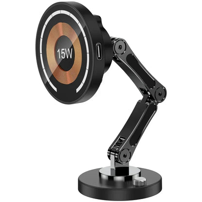 15W Magnetic Car Wireless Charger Mount for iPhone 15 14 13 12 Series