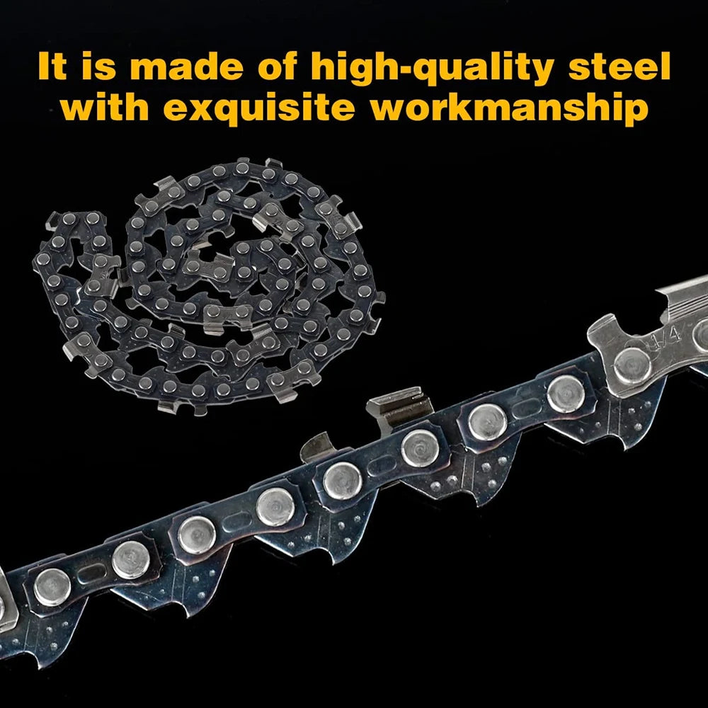 4 & 6 Inch Replacement Chainsaw Chain and Guide Bar for Mini Cordless Pruning Saws
