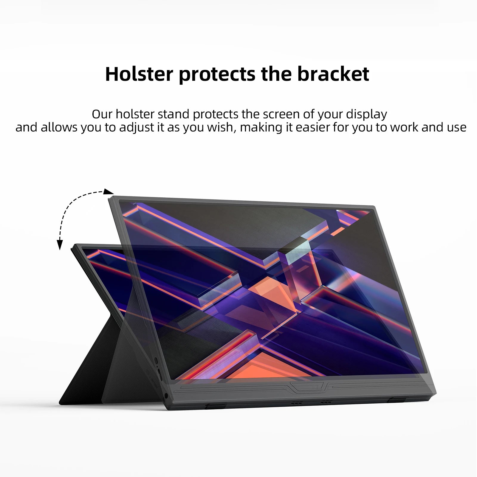 14-Inch 1080P Portable Monitor - IPS HDR Gaming & Office Display - 3