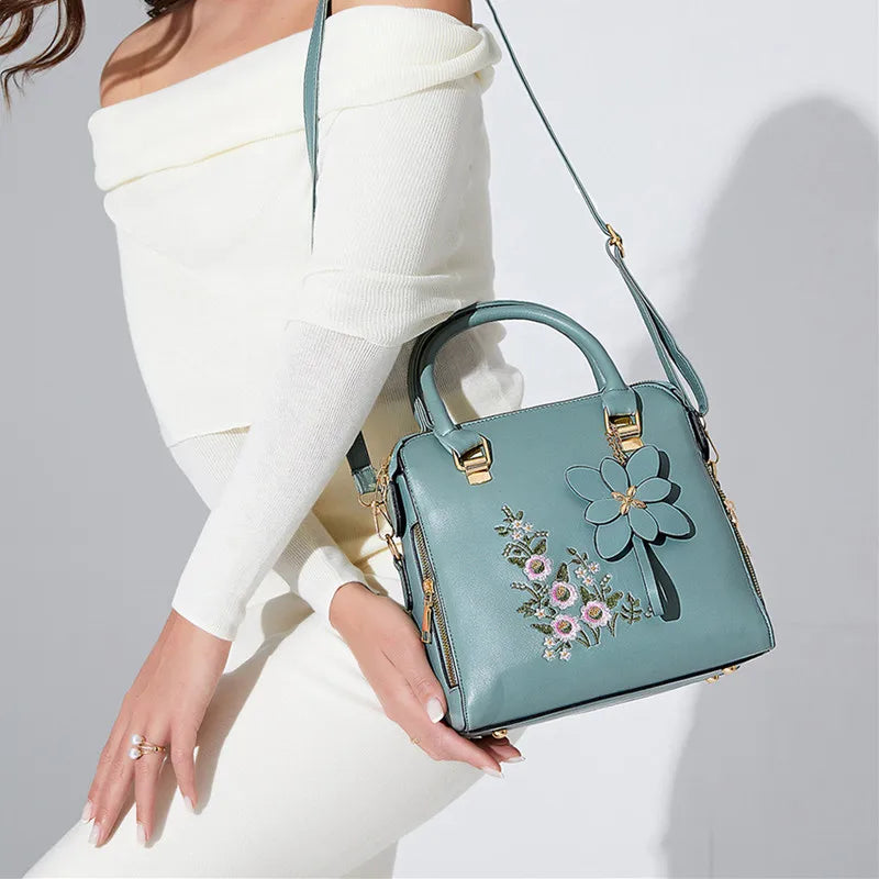 Luxury Embroidered Tassel Tote
