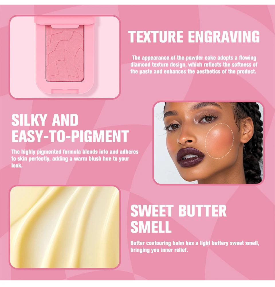Waterproof Matte Butter Bronzer & Face Contour Powder