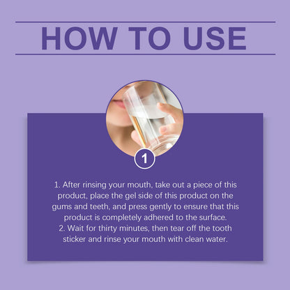 Professional Teeth Whitening Strips - Peroxide-Free Gentle Stain Removal