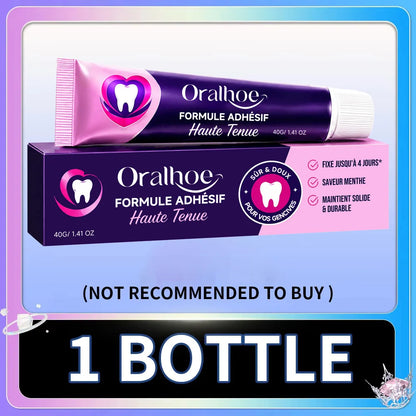 Silicone Denture Reline Cushion - Professional Stabilizing Adhesive Gel