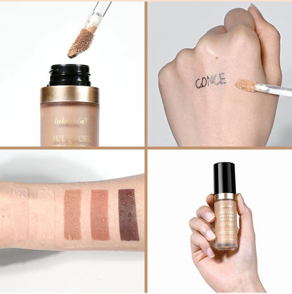 Full Coverage Waterproof Concealer - Matte Liquid Foundation