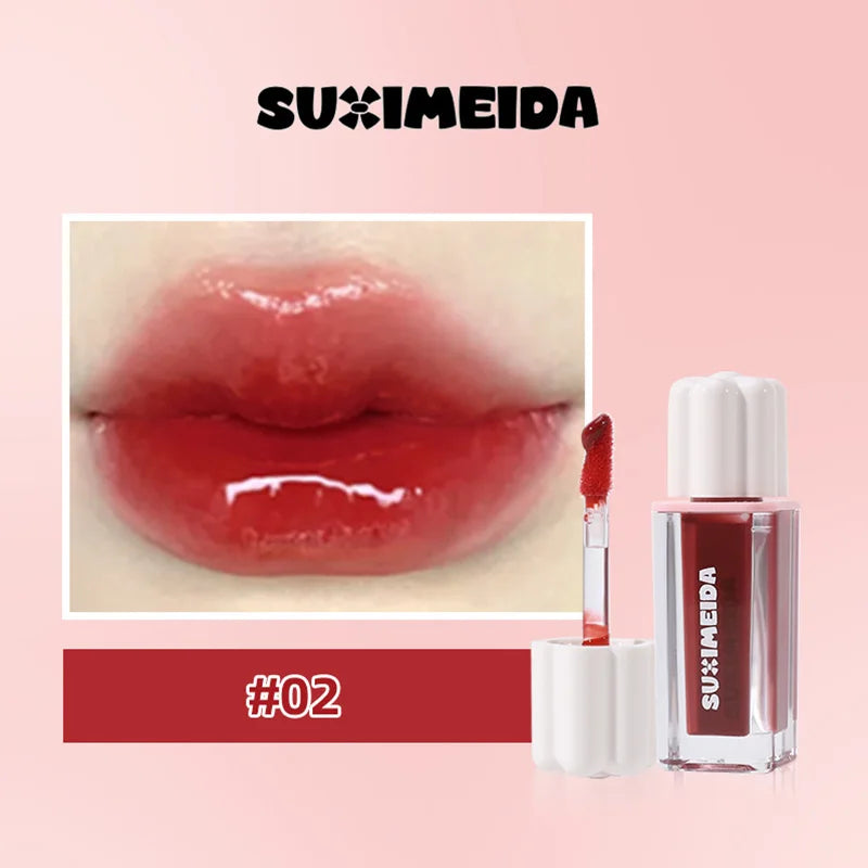 PINKCOCO Mirror Lip Glaze - Shiny Long-Lasting Hydrating Lip Gloss