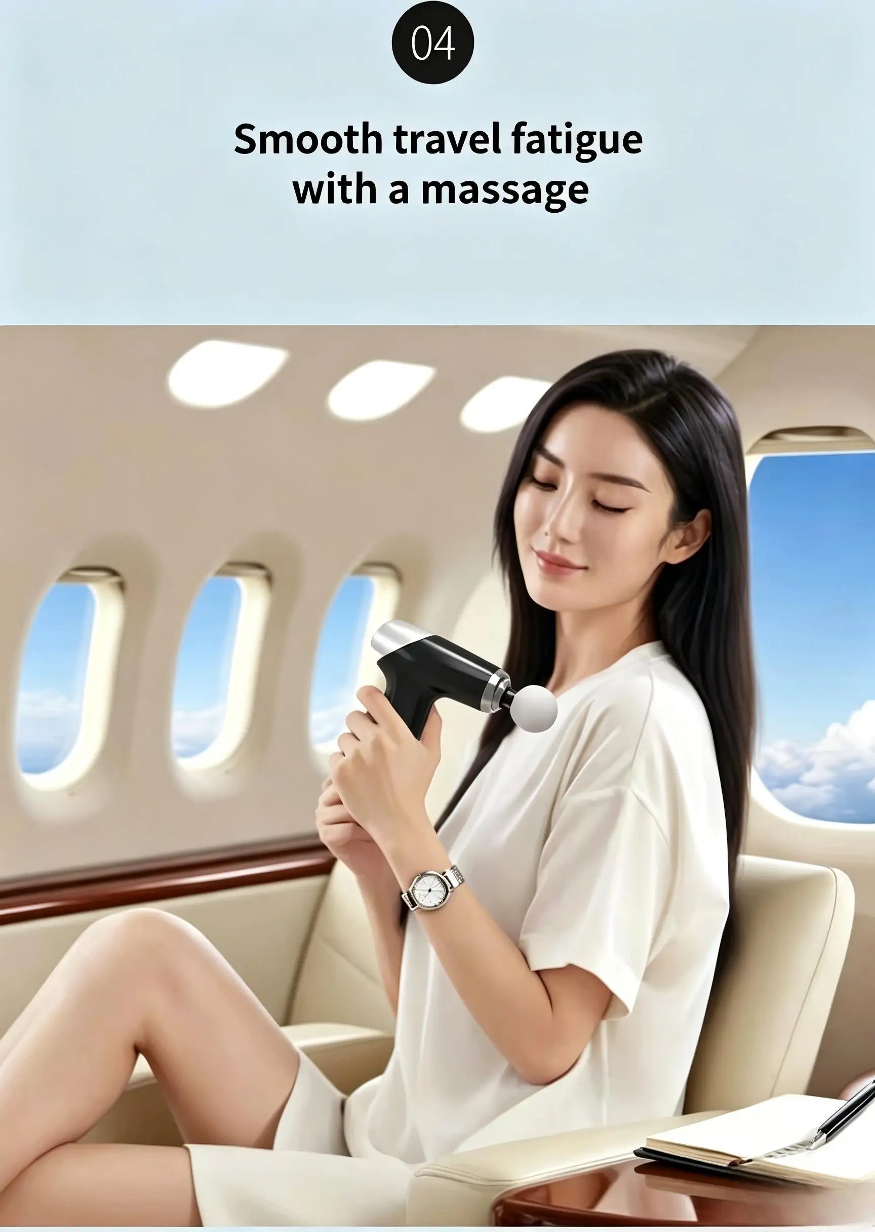 Mini Deep Tissue Percussion Massage Gun for Muscle Relaxation & Pain Relief - 17