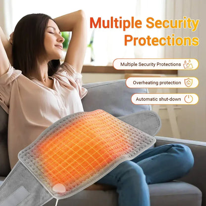 Electric Heating Pad with Belt for Back Pain Relief and Body Warming