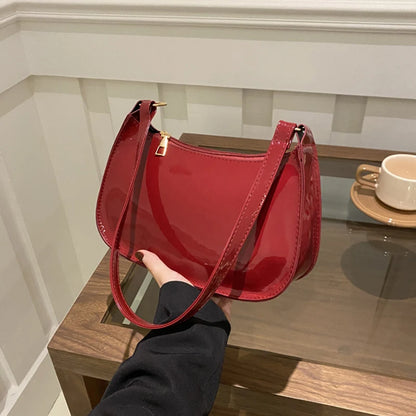 Retro Leather Hobo Bag