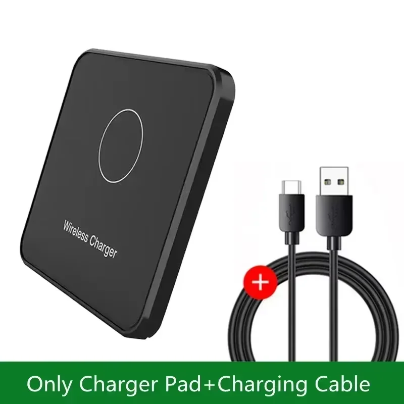 15W Fast Wireless Charging Stand - Vertical & Horizontal Phone Charger